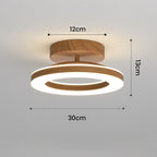 Round ceiling lamp LED acrylic for hallway and entrance