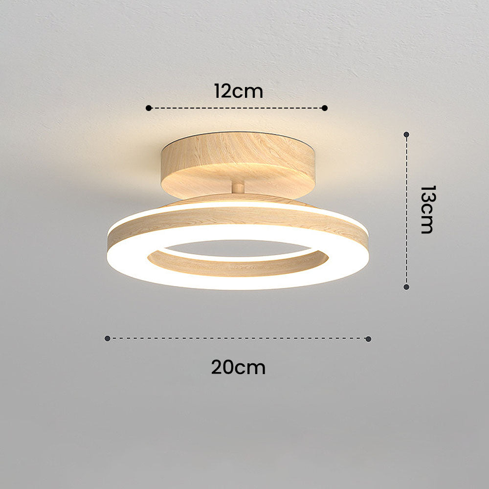 Round ceiling lamp LED acrylic for hallway and entrance