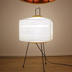 Japanese creative paper floor lamp with tripod