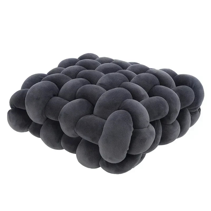 Chunky Woven Knot Cushion | Madigas
