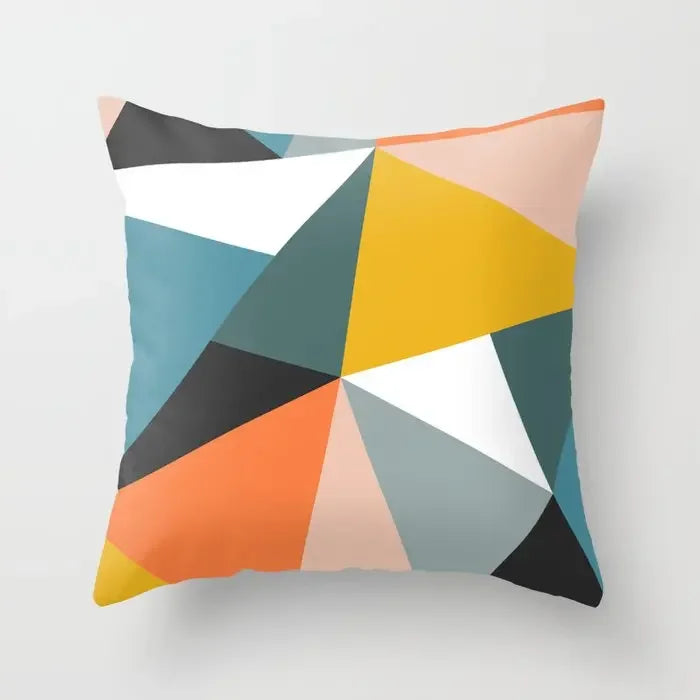 Modern Abstract Geometric Colorful Cushion Covers 45x45cm Pillow Cases Covers For Sofa Throw Cushions 60x60cm 50x50cm Trending Home Decor | Madigas