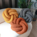 Nordic Cotton Boucle Knot Pillow | Madigas