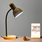 Autumn and Winter Lighting | Northern European Creative Wood Art Iron LED Desk Lamp - Moxie