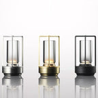 Rechargeable wireless LuxuryGlow table lamp - Elegant wireless lamp for any mood