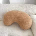 Nordic Bouclé Abstract Cushion – Minimalist Plush Pillow | Madigas