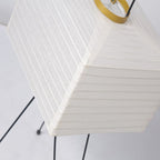 Japanese creative paper floor lamp with tripod