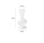 Petal-Textured-Glass Accents & Vases