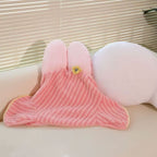 Rabbit Throw Pillow – Cute Bunny Shaped Cushion | Madigas