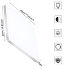 Square LED ceiling light – Even, Pleasant Light | SuitaMadigase for Living Room & Bathroom