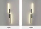 Lines Kreativ LED Modern Minimalist Wall Lamp Decorative Wall Lights Lighting