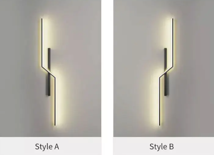 Lines Kreativ LED Modern Minimalist Wall Lamp Decorative Wall Lights Lighting