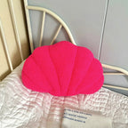 Pastel Shell Cushion – Fluffy Bouclé Plush Pillow | Madigas