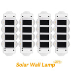 Solar Wall Lights Solavine | Warm White Light | IP44 Weatherproof | For Fence, Terrace & Garden | 8 Hours Light Duration