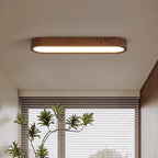 Energy-saving wood LED ceiling lamp