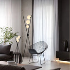 LunaGlow 3D Moon Floor Lamp modern design with tripod LED!