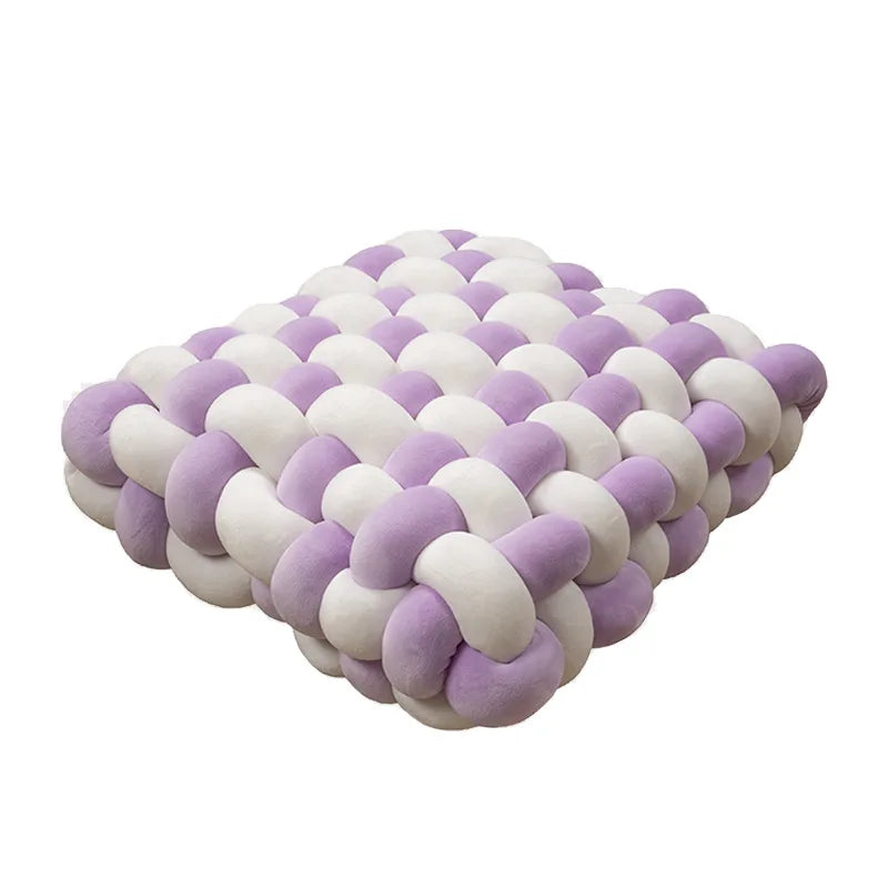 Chunky Woven Knot Cushion | Madigas