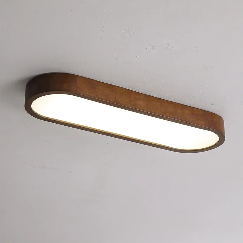 Energy-saving wood LED ceiling lamp