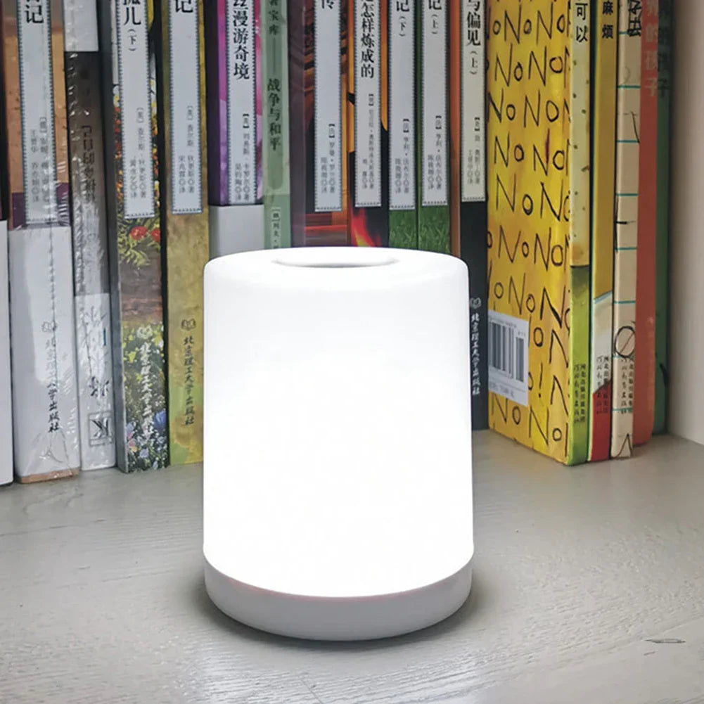 Contactless rechargeable table lamp | Dimmable LED table light with USB connection