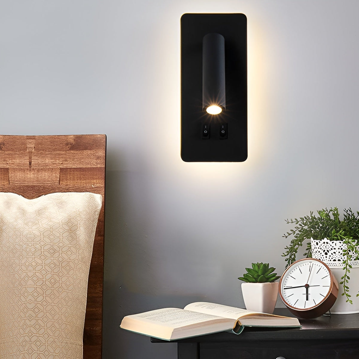 Swivel330 | Minimalistic Cylinder Wall Lamp – Adjustable 330° Rotatable LED Wall Light