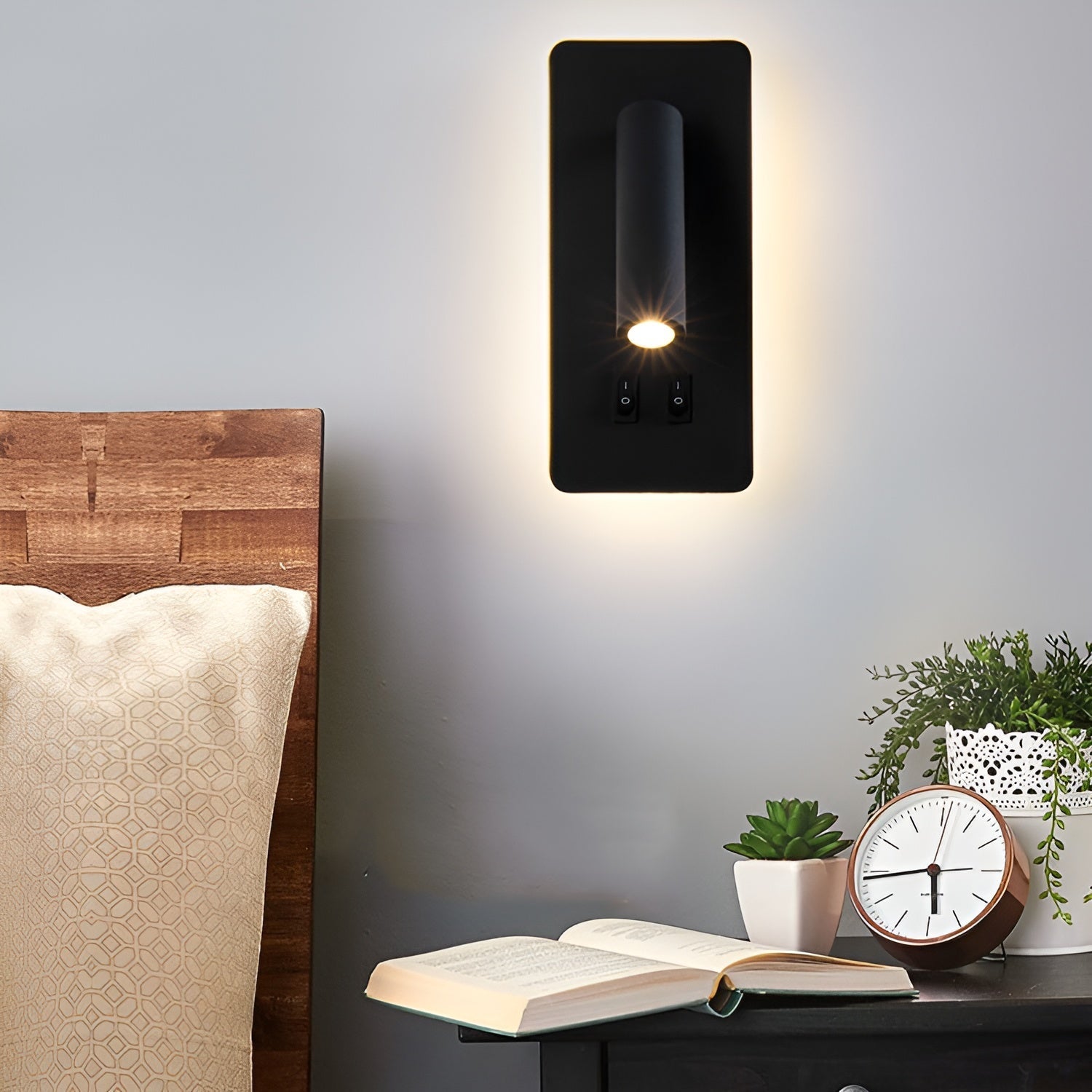 Swivel330 | Minimalistic Cylinder Wall Lamp – Adjustable 330° Rotatable LED Wall Light