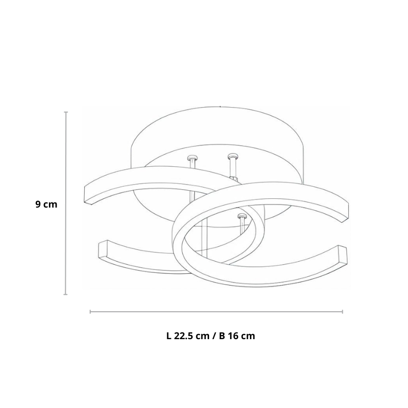 Modern LED ceiling light