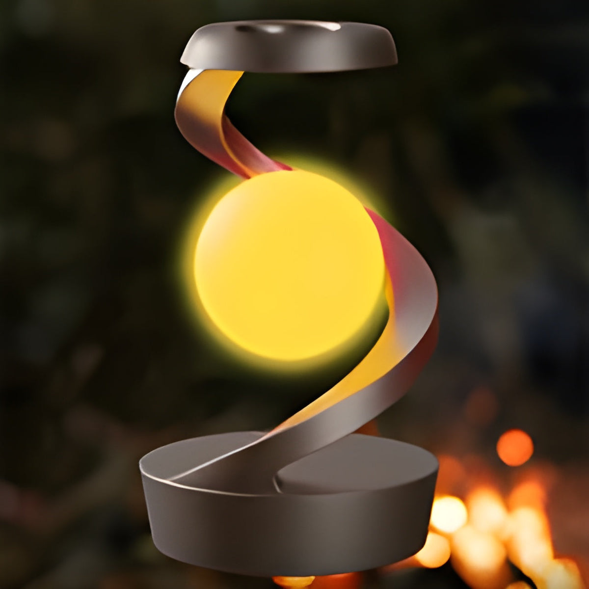 Rotating floating table lamp | FloatLight