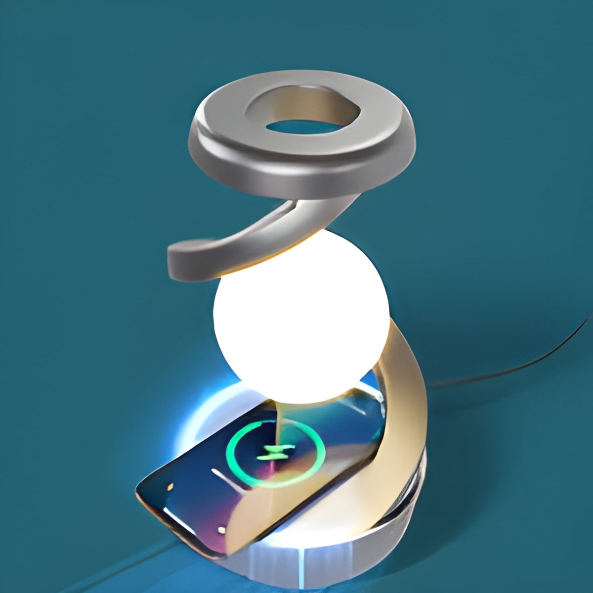 Rotating floating table lamp | FloatLight