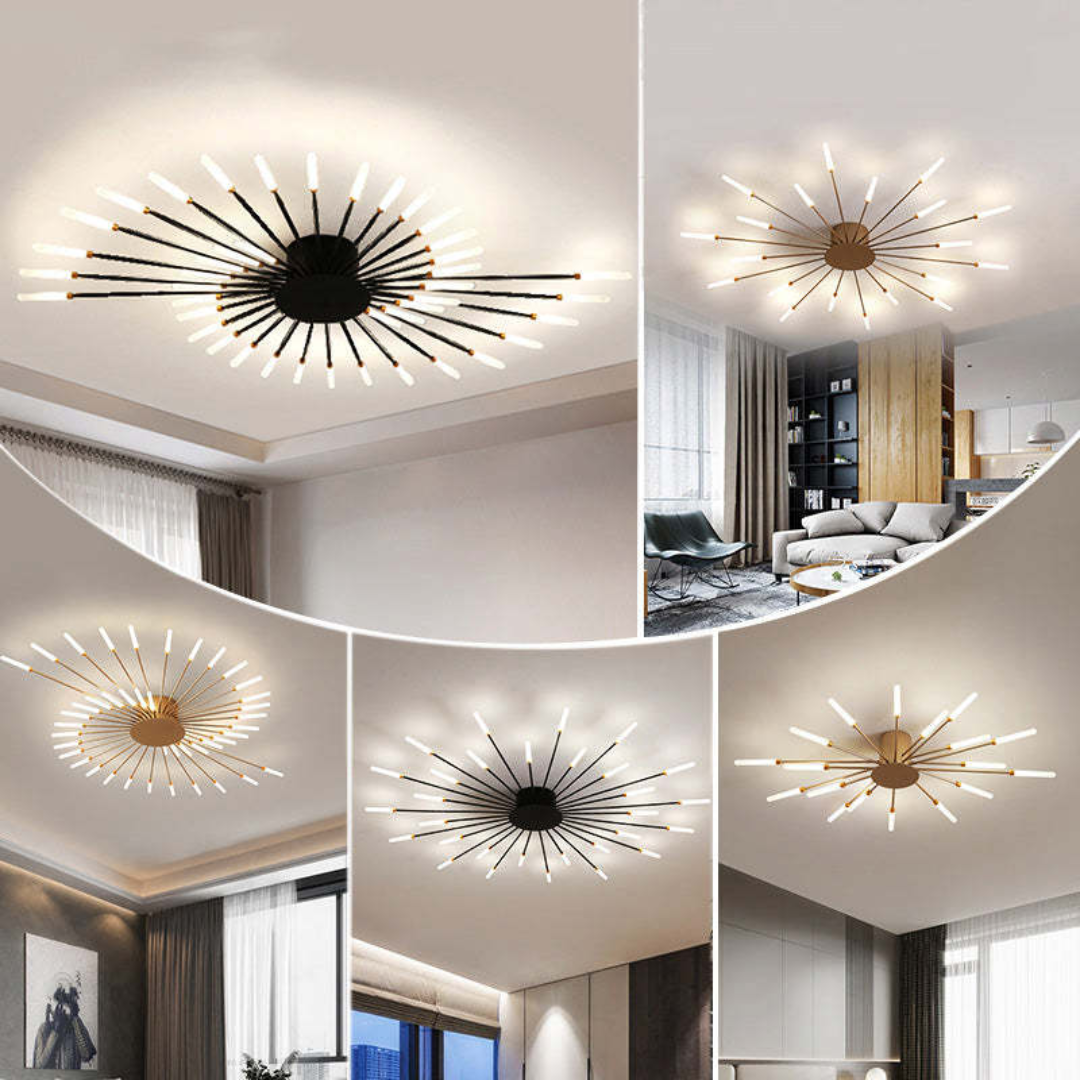 Modern large LED ceiling light - LumenMax