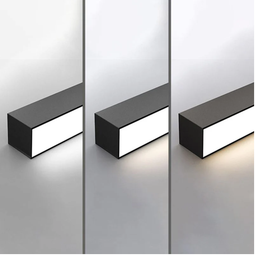 Industrial linear LED ceiling lamp - Stratum