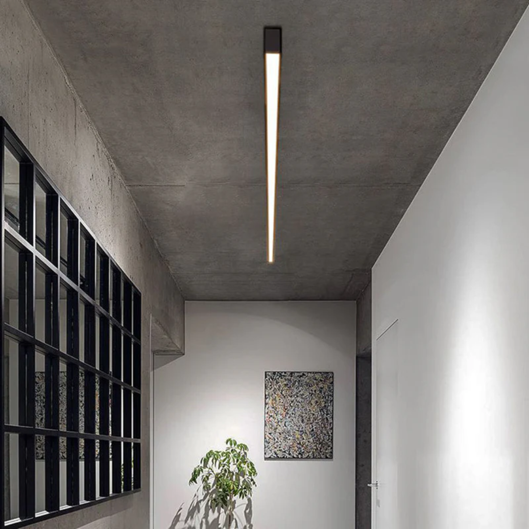 Industrial linear LED ceiling lamp - Stratum