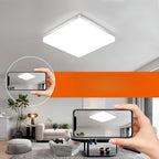 Square LED ceiling light – Even, Pleasant Light | SuitaMadigase for Living Room & Bathroom