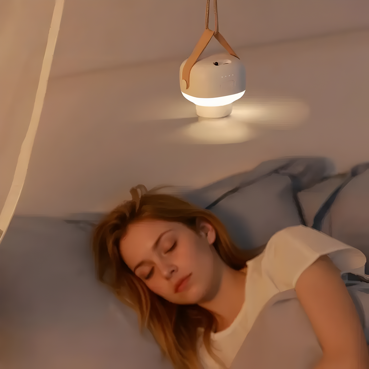 BreezeNova - PortaHaus Lamp Ceiling Fan Light with Remote Control