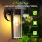 Solar-powered wall lamp