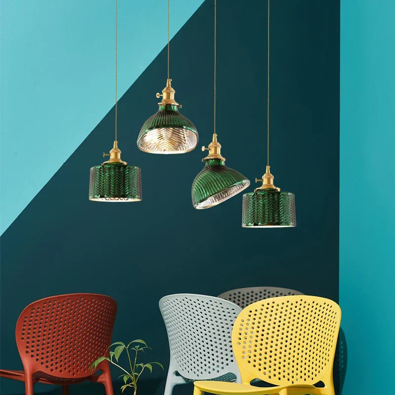 Creative Vintage Hanging Lights from Glass – Retro Ceiling Light in Industrial Design