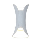 Elegant waterproof LED lamps with curved shape for the garden