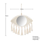 Madigas | Boho Macrame Eye Mirror Wall Decor