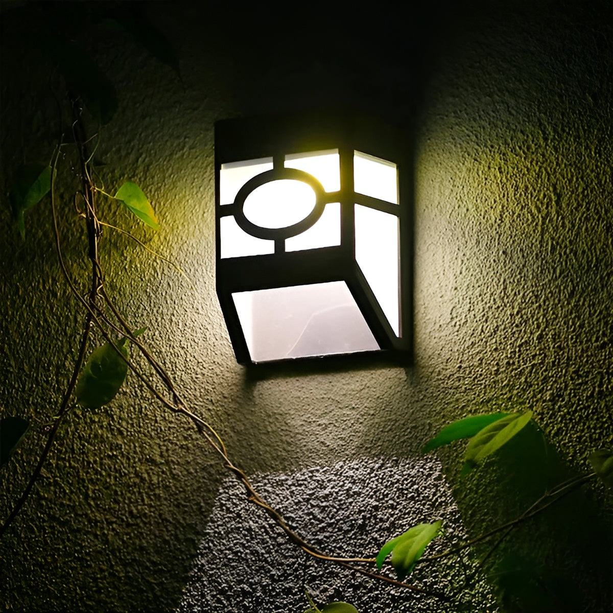 Solar LED Wall Light – Energy Saving and Weatherproof | 2-Pack for Outdoor Use