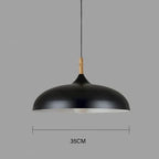 Ceiling light in Scandinavian oak - ScandiLuxe