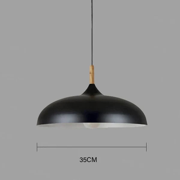 Ceiling light in Scandinavian oak - ScandiLuxe