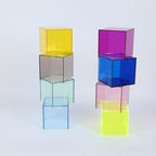 Colorful Acrylic Exhibition Storage Box