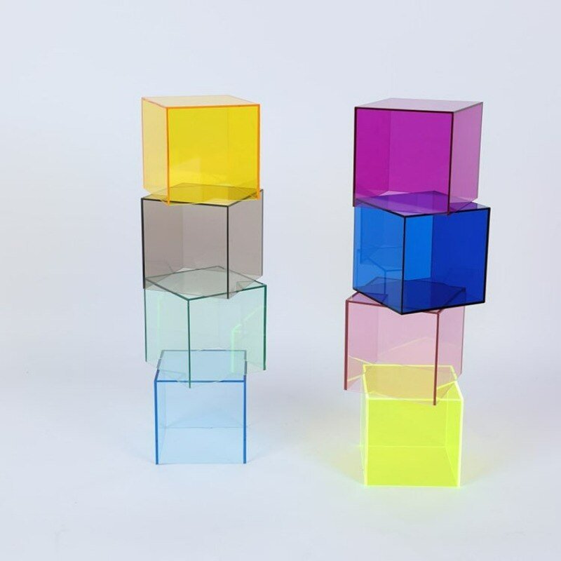 Colorful Acrylic Exhibition Storage Box