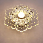 Elegant Crystal LED Ceiling Light with Modern Design
