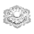 Elegant Crystal LED Ceiling Light with Modern Design