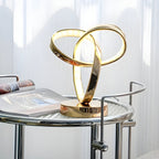 Lamp - Luxurious golden Möbius ring desk reading lamp