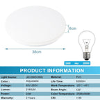 24W LED Ceiling Light dimmable with starry sky effect