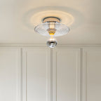 Modern Wave Ceiling Light – Elegant Glass Light for Living Room or Bedroom
