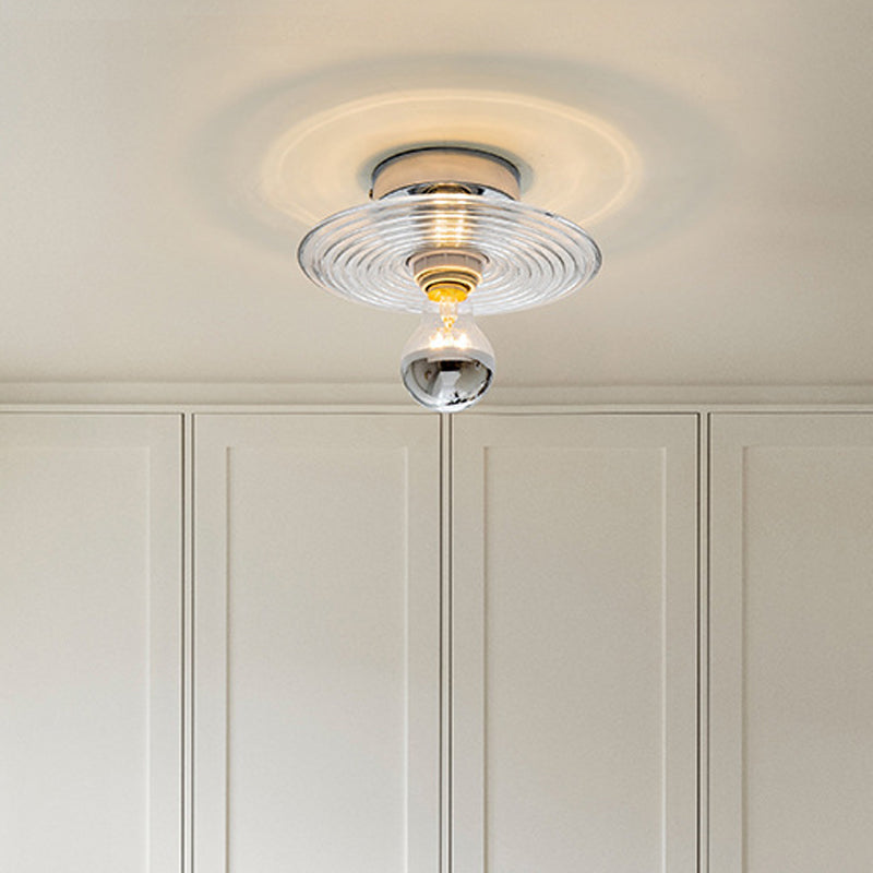 Modern Wave Ceiling Light – Elegant Glass Light for Living Room or Bedroom