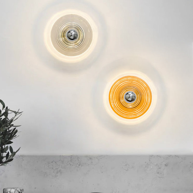 Modern Wave Ceiling Light – Elegant Glass Light for Living Room or Bedroom