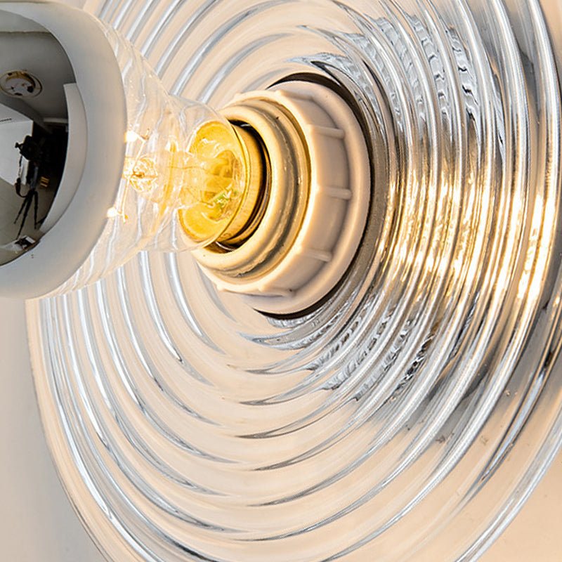 Modern Wave Ceiling Light – Elegant Glass Light for Living Room or Bedroom