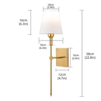 Rechargeable wireless wall light set 2-pack